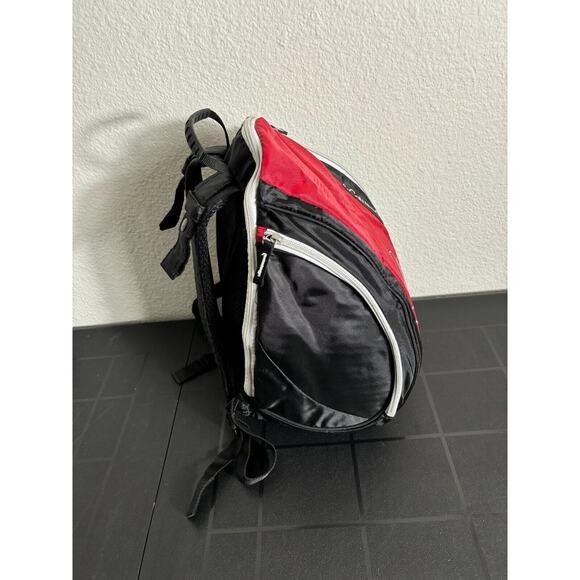 Columbia Trekster Diaper Bag Backpack Straps Red Black - Picture 7 of 11